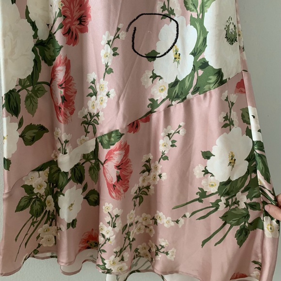 NWT Reformation Parma Silk Dress Rose Garden - Picture 14 of 16